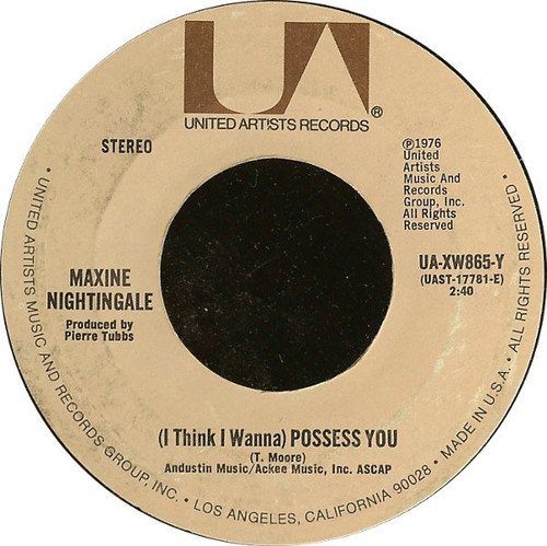 Maxine Nightingale - (I Think I Wanna) Possess You (7", Single)