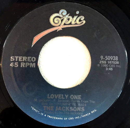 The Jacksons - Lovely One - Epic - 9-50938 - 7", Single, Styrene, Pit 1093096313