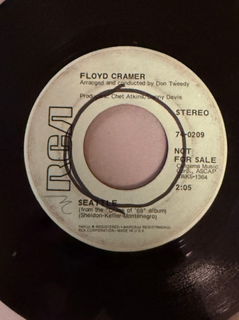 Floyd Cramer - Seattle / Lovin' Season (7", Promo)