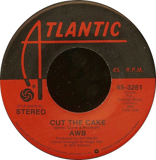 Average White Band - Cut The Cake - Atlantic - 45-3261 - 7", Single, Pla 1093485123