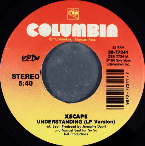 Xscape - Understanding - Columbia, So So Def - 38-77341 - 7", Single 1093582455