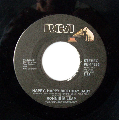 Ronnie Milsap - Happy, Happy Birthday Baby - RCA - PB-14286 - 7" 1094303170