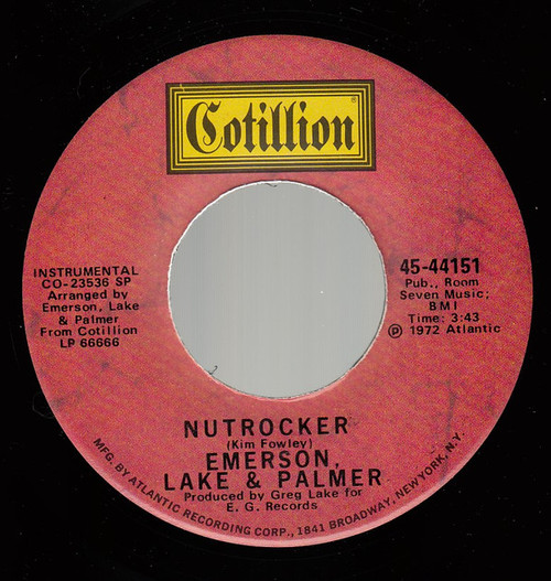 Emerson, Lake & Palmer - Nutrocker / The Great Gates Of Kiev (7", Single, SP )