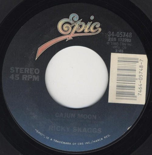 Ricky Skaggs - Cajun Moon (7", Styrene, Car)