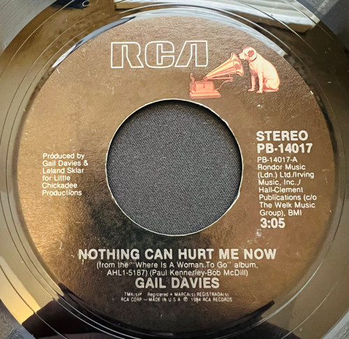 Gail Davies - Nothing Can Hurt Me Now (7")