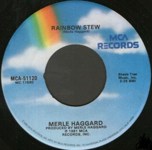 Merle Haggard - Rainbow Stew (7", Single, Glo)