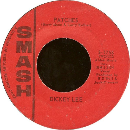Dickey Lee - Patches / More Or Less (7", Single, Styrene)