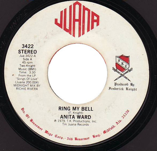 Anita Ward - Ring My Bell (7", Styrene, PRC)