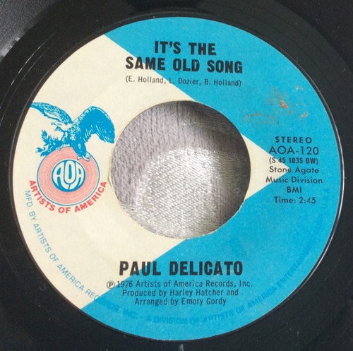 Paul Delicato - It's The Same Old Song (7")
