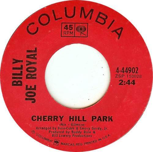 Billy Joe Royal - Cherry Hill Park - Columbia - 4-44902 - 7", Single, Pit 1096861805