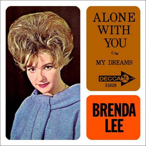 Brenda Lee - Alone With You - Decca - 31628 - 7", Single, Pin 1097028459