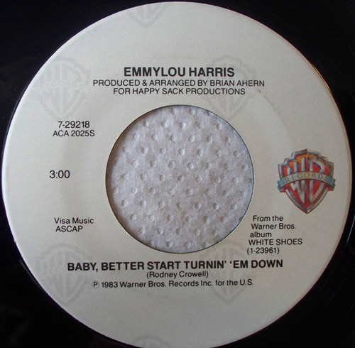 Emmylou Harris - Pledging My Love - Warner Bros. Records - 7-29218 - 7", Single, Spe 1097079189