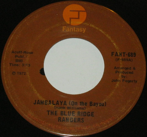 The Blue Ridge Rangers* - Jambalaya (On The Bayou) / Working On A Building (7", Single)