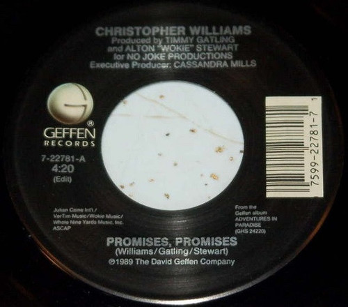 Christopher Williams - Promises, Promises (7", Single, Spe)