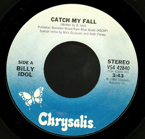 Billy Idol - Catch My Fall (7", Single)