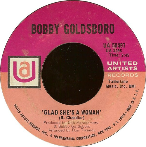 Bobby Goldsboro - Glad She's A Woman / Letter To Emily (7")