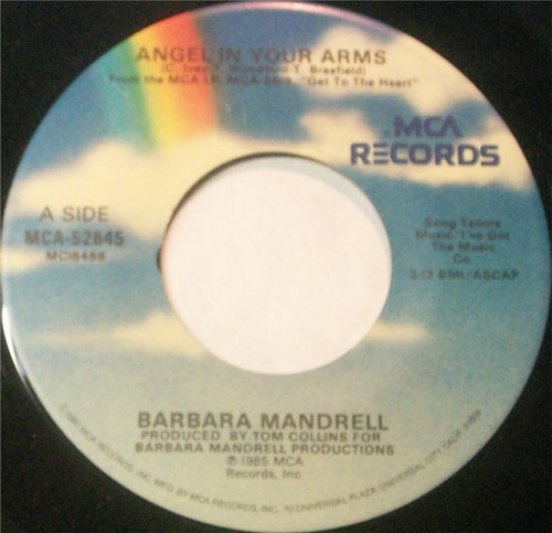 Barbara Mandrell - Angel In Your Arms (7", Glo)