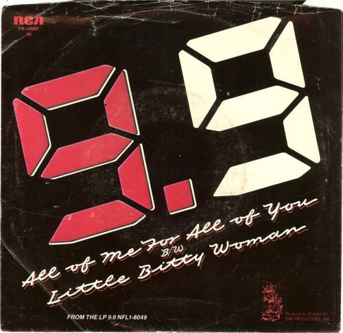 9.9 - All Of Me For All Of You - RCA - PB-14082 - 7", Styrene, Ind 1098912264