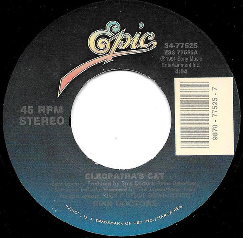 Spin Doctors - Cleopatra`s Cat (7", Single)