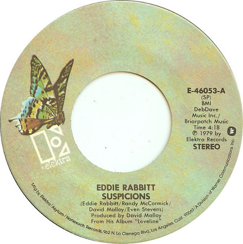 Eddie Rabbitt - Suspicions - Elektra - E-46053 - 7", Single, Spe 1099149670