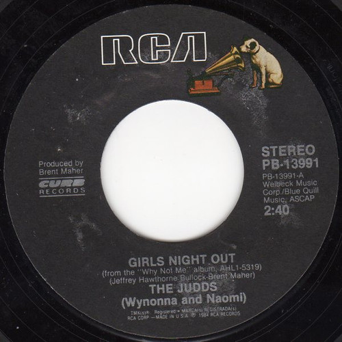 The Judds (Wynonna And Naomi)* - Girls Night Out (7", Styrene, Ind)