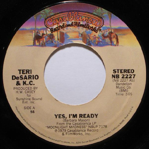 Teri DeSario & KC (4) - Yes, I'm Ready - Casablanca - NB 2227 - 7", Single, 56  1099164498