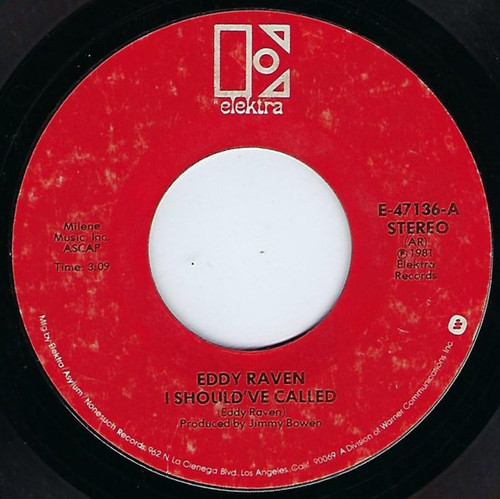 Eddy Raven - I Should've Called / Young Girl (7", All)