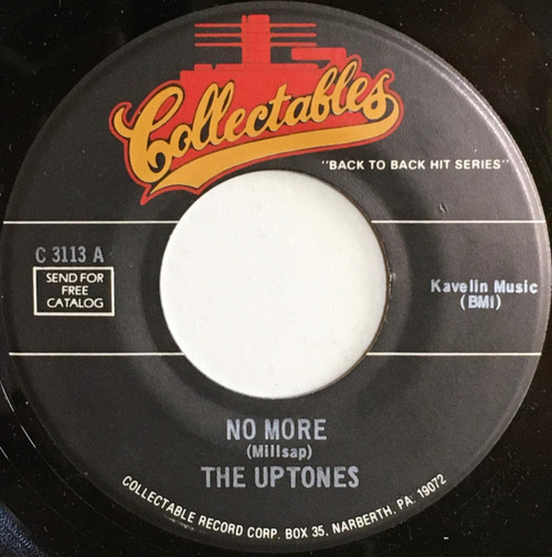 The Uptones (2) / The Jaynettes* - No More / Sally Go 'Round The Roses (7")