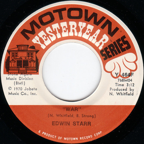 Edwin Starr - War / Stop The War Now (7", RE)