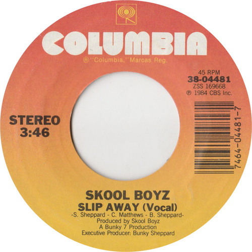 Skool Boyz - Slip Away (7", Single, Styrene, Pit)
