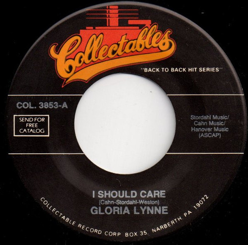 Gloria Lynne - I Should Care / Tower Of Strength - Collectables - COL. 3853 - 7", RE 1099402331