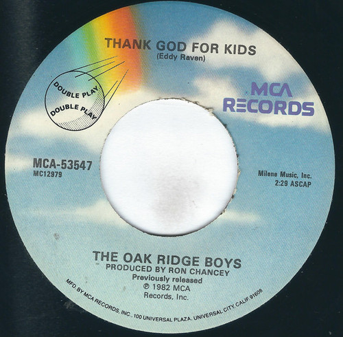 The Oak Ridge Boys - American Made / Thank God For Kids (7", Single, RE, Pin)