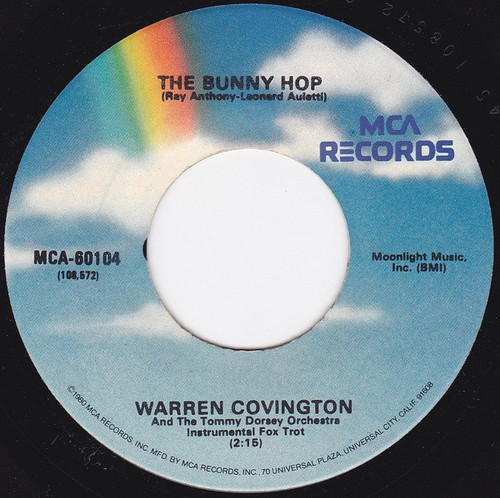 Warren Covington And The Tommy Dorsey Orchestra* - The Bunny Hop / Charleston (7", Single, RE)