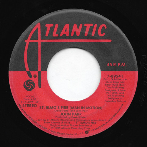 John Parr / David Foster - St. Elmo's Fire (Man In Motion) - Atlantic - 7-89541 - 7", Single, Spe 1099527061