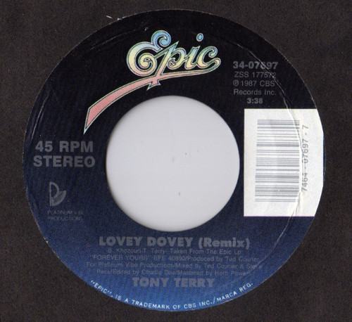 Tony Terry - Lovey Dovey (Remix) (7", Single)