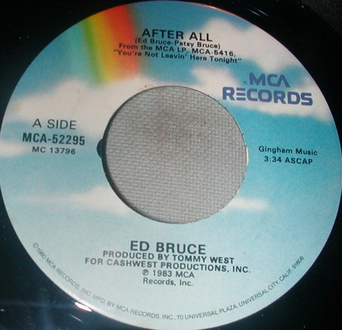 Ed Bruce - After All (7", Single)