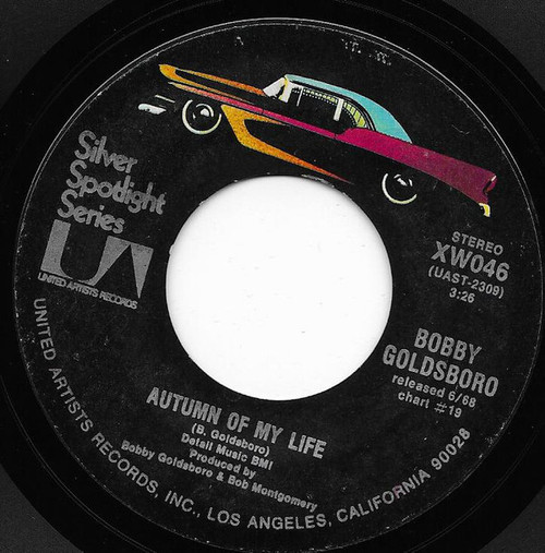 Bobby Goldsboro - Autumn Of My Life / Honey - United Artists Records - XW046 - 7", RE 1100427342
