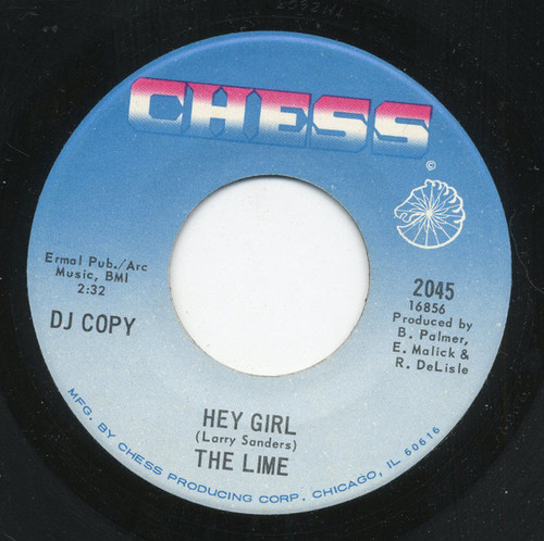 The Lime* - Hey Girl (7", Single, Promo)