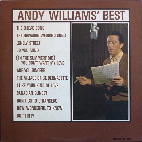 Andy Williams - Andy Williams' Best (LP, Comp, Mono)