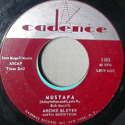 Archie Bleyer - Mustafa / Jimmie's Blues (7", Single)