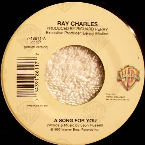 Ray Charles - A Song For You (7")