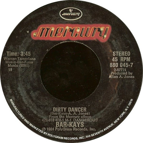 Bar-Kays - Dirty Dancer (7", Single, Styrene, 19 )