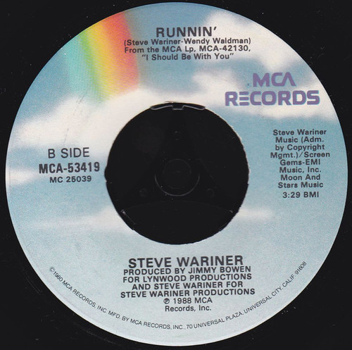 Steve Wariner - Hold On (A Little Longer) - MCA Records - MCA-53419 - 7", Single 1101047282