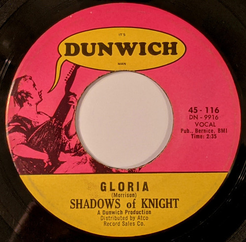 Shadows Of Knight* - Gloria (7", Single, RP)