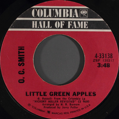 O.C. Smith* - Little Green Apples / Isn't It Lonely Together (7", RE)