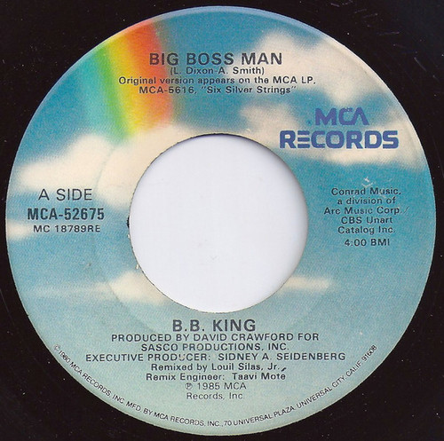 B.B. King - Big Boss Man / My Guitar Sings The Blues - MCA Records - MCA-52675 - 7", Single 1101701934