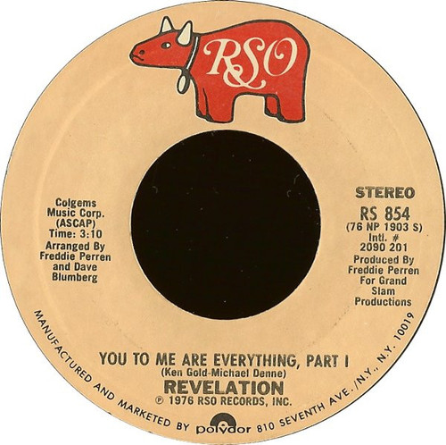 Revelation (2) - You To Me Are Everything (7")