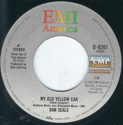 Dan Seals - My Old Yellow Car (7", Single, Jac)