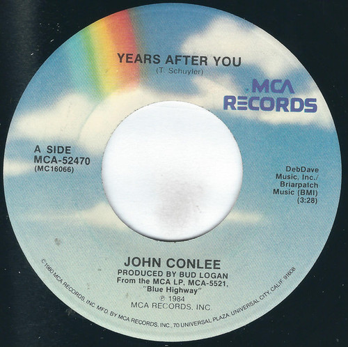 John Conlee - Years After You - MCA Records - MCA-52470 - 7", Single, Pin 1101968865