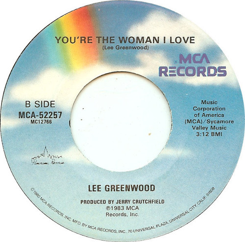 Lee Greenwood - Somebody's Gonna Love You - MCA Records - MCA-52257 - 7" 1101986223
